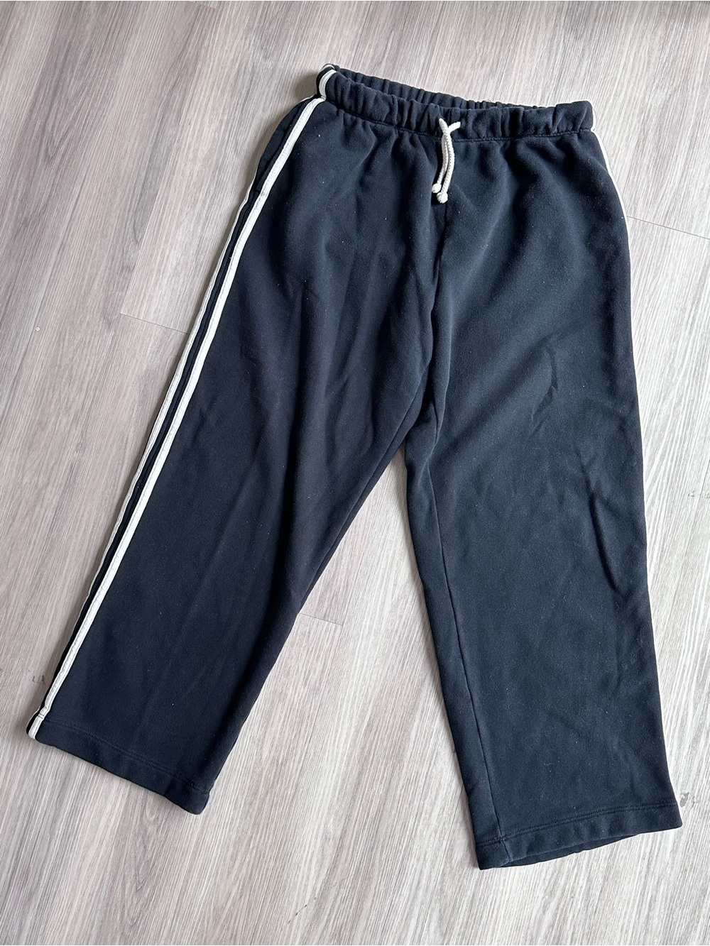 DONNI The Eco Terry Stripe Crop Pants